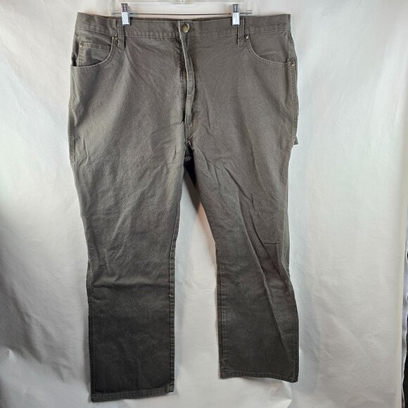 Dickies Pants Mens 42x32 Green Relaxed Fit Heavyweight Duck Carpenter Workwear - Picture 1 of 11
